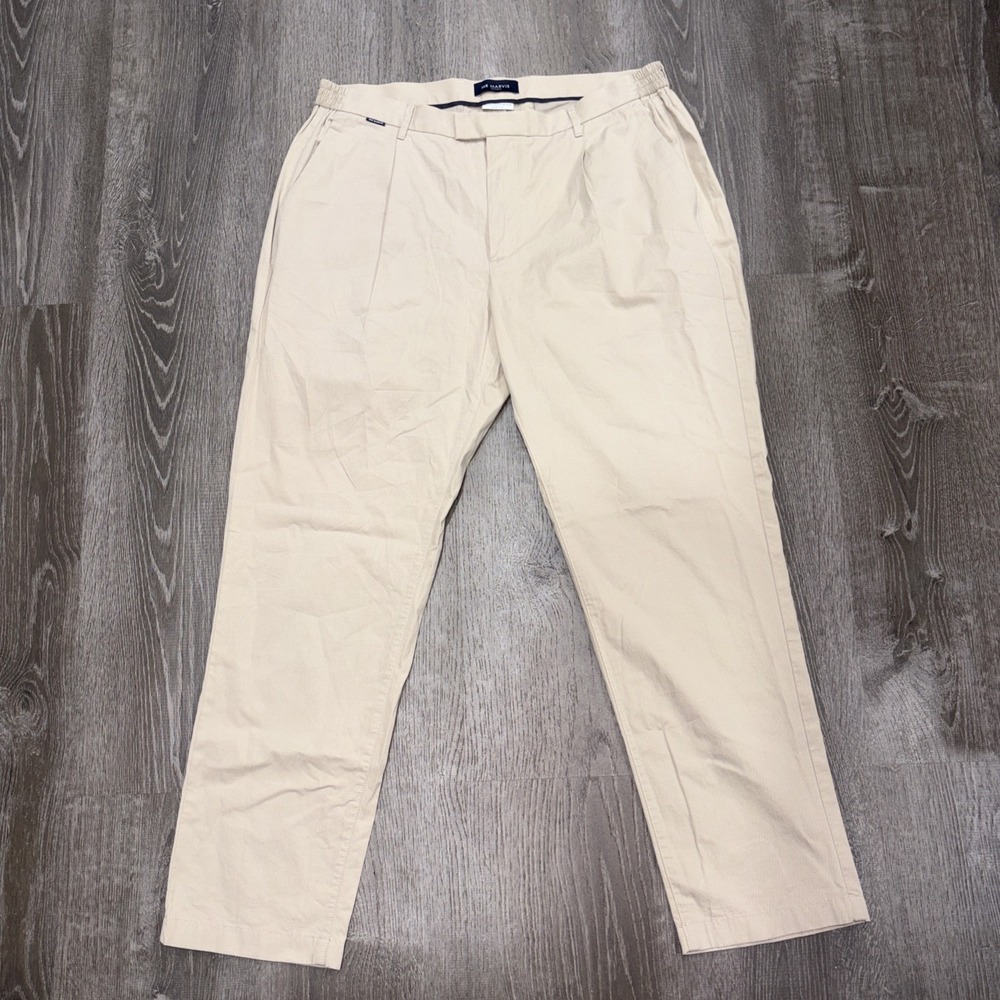 Mr Marvis Amsterdam Easies Chino Pants Men's W36 L30 Baristas Sand Beige Khakis